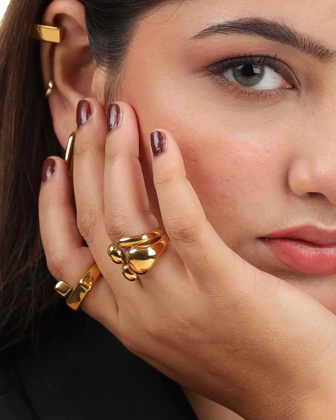 Double Pebble Ring