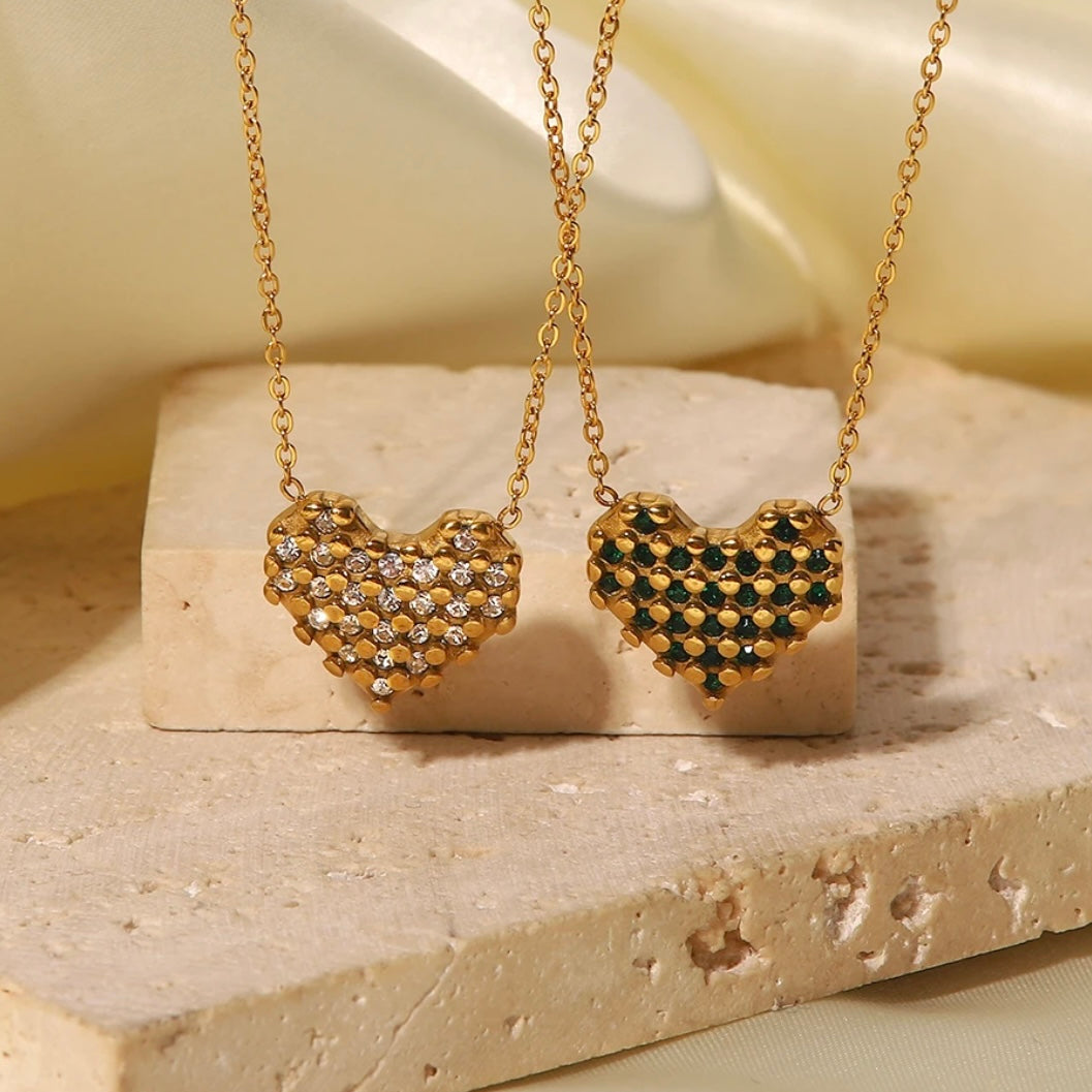 Rae Heart Necklace