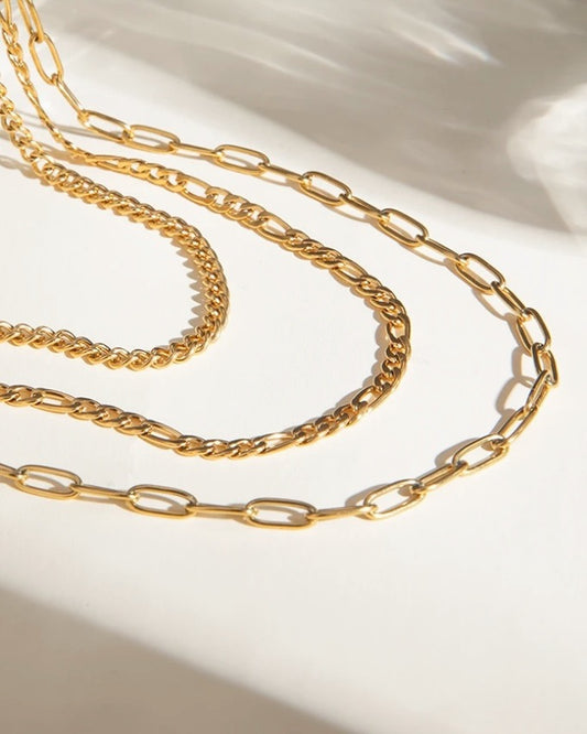 Raya Triple Layer Necklace