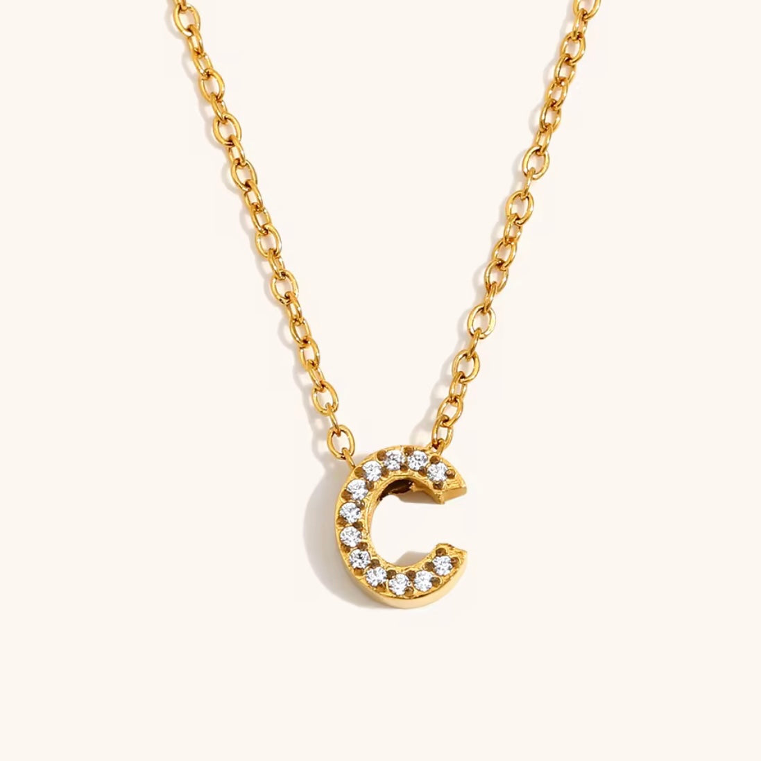 Dainty Initial Necklace