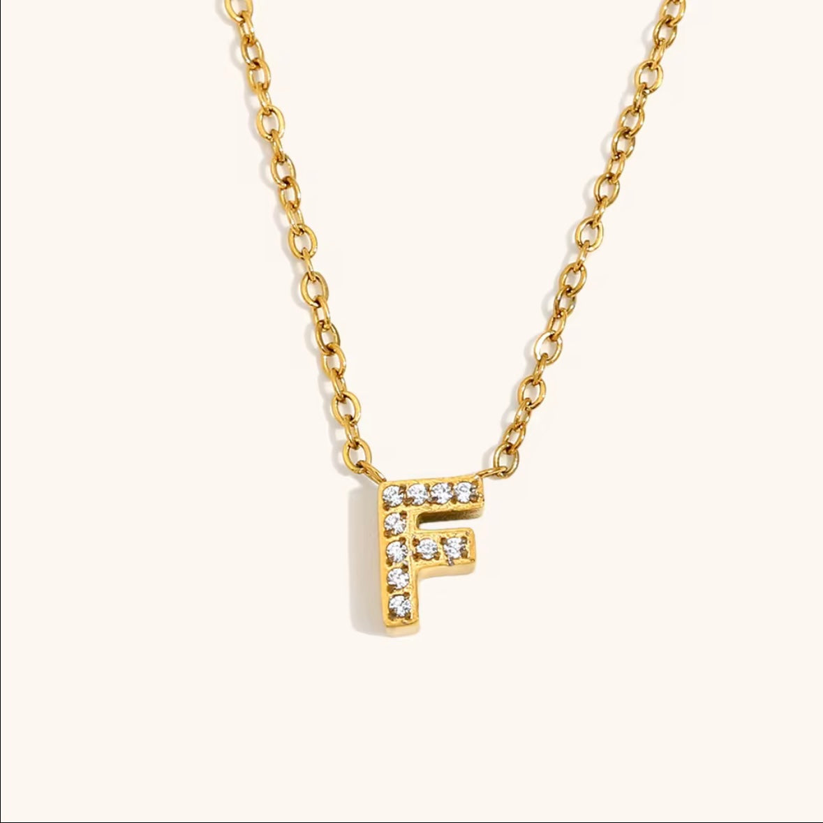 Dainty Initial Necklace