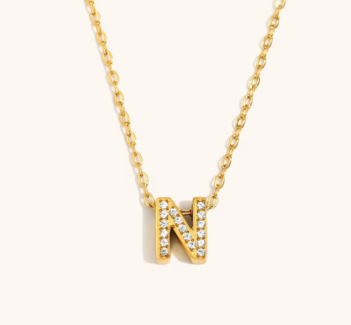Dainty Initial Necklace