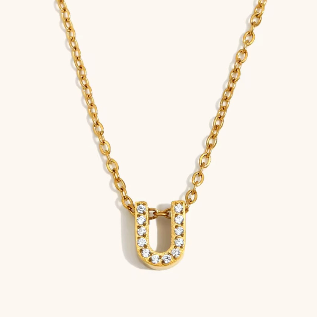 Dainty Initial Necklace