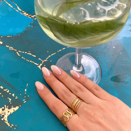 Fallon Coil Ring (Adjustable)