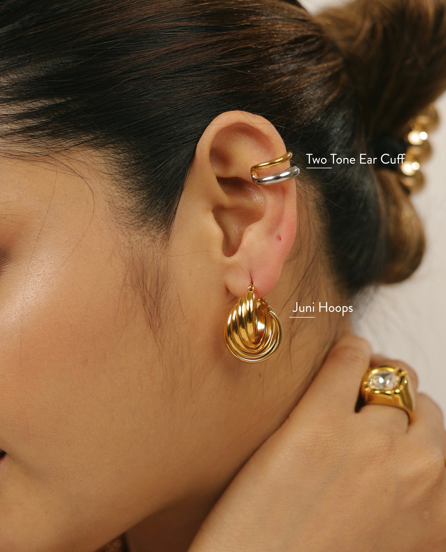 Raya Two Tone Ear Cuff
