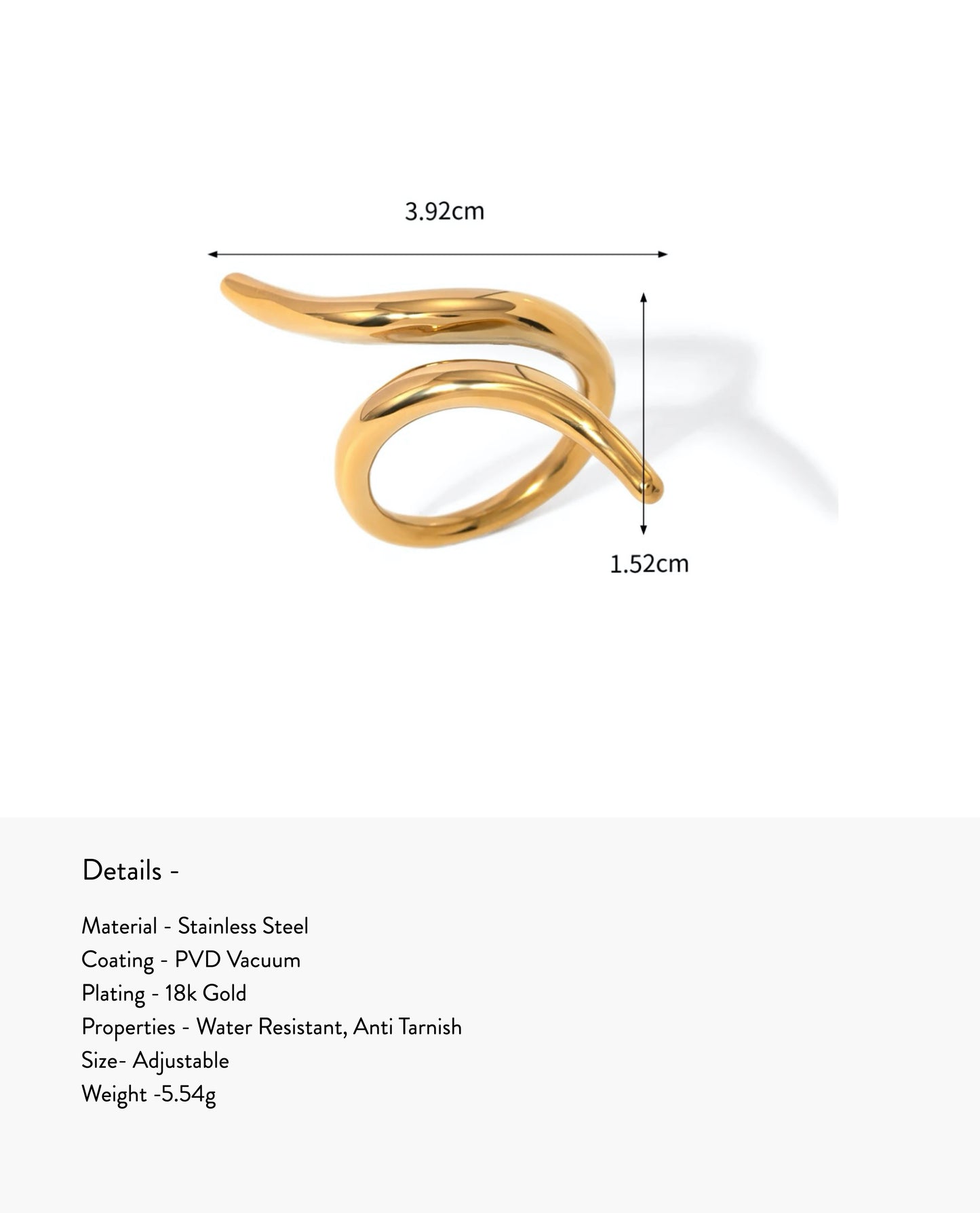 Isla - Fiji Ring | Free Size