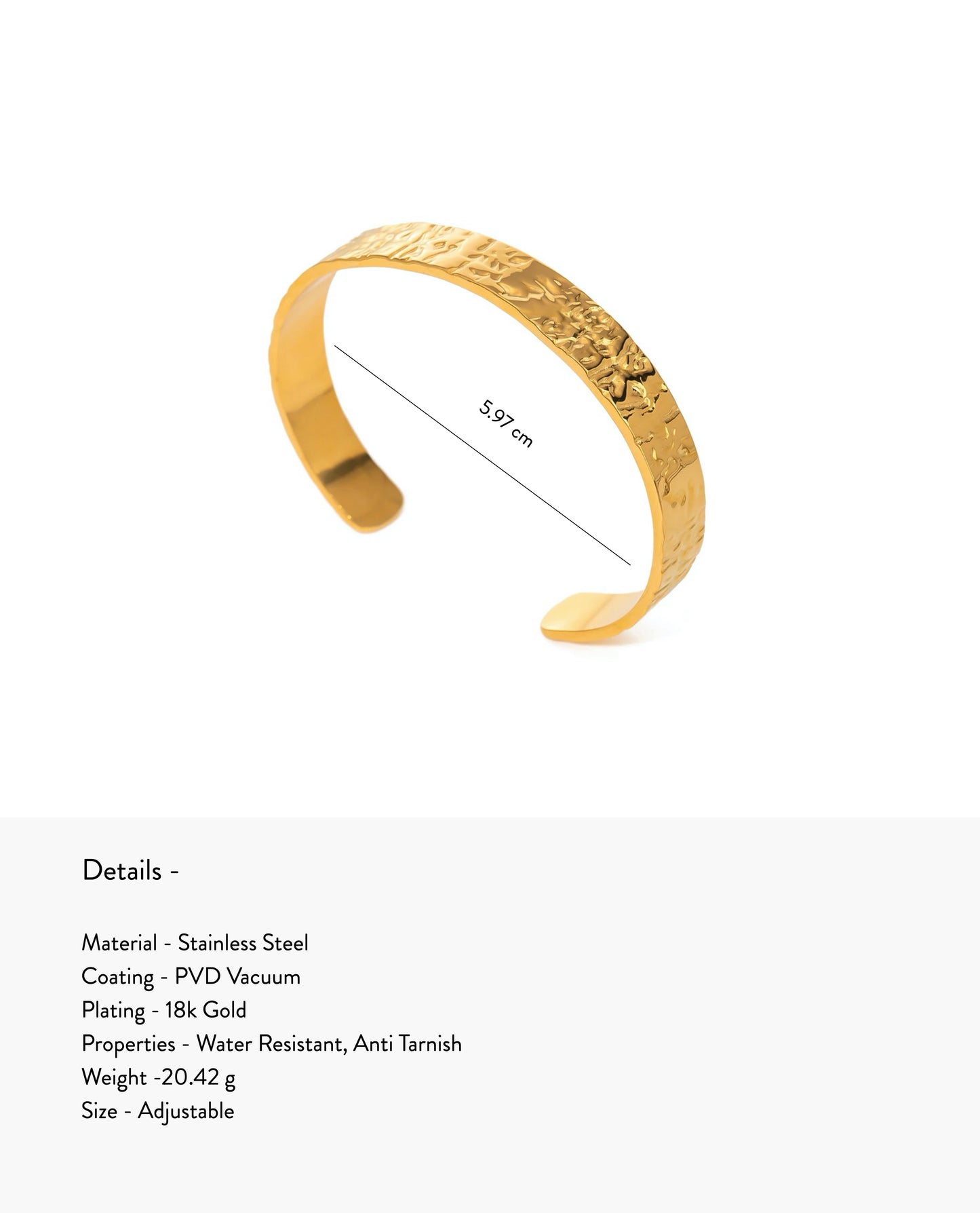 Reva Cuff (Adjustable)