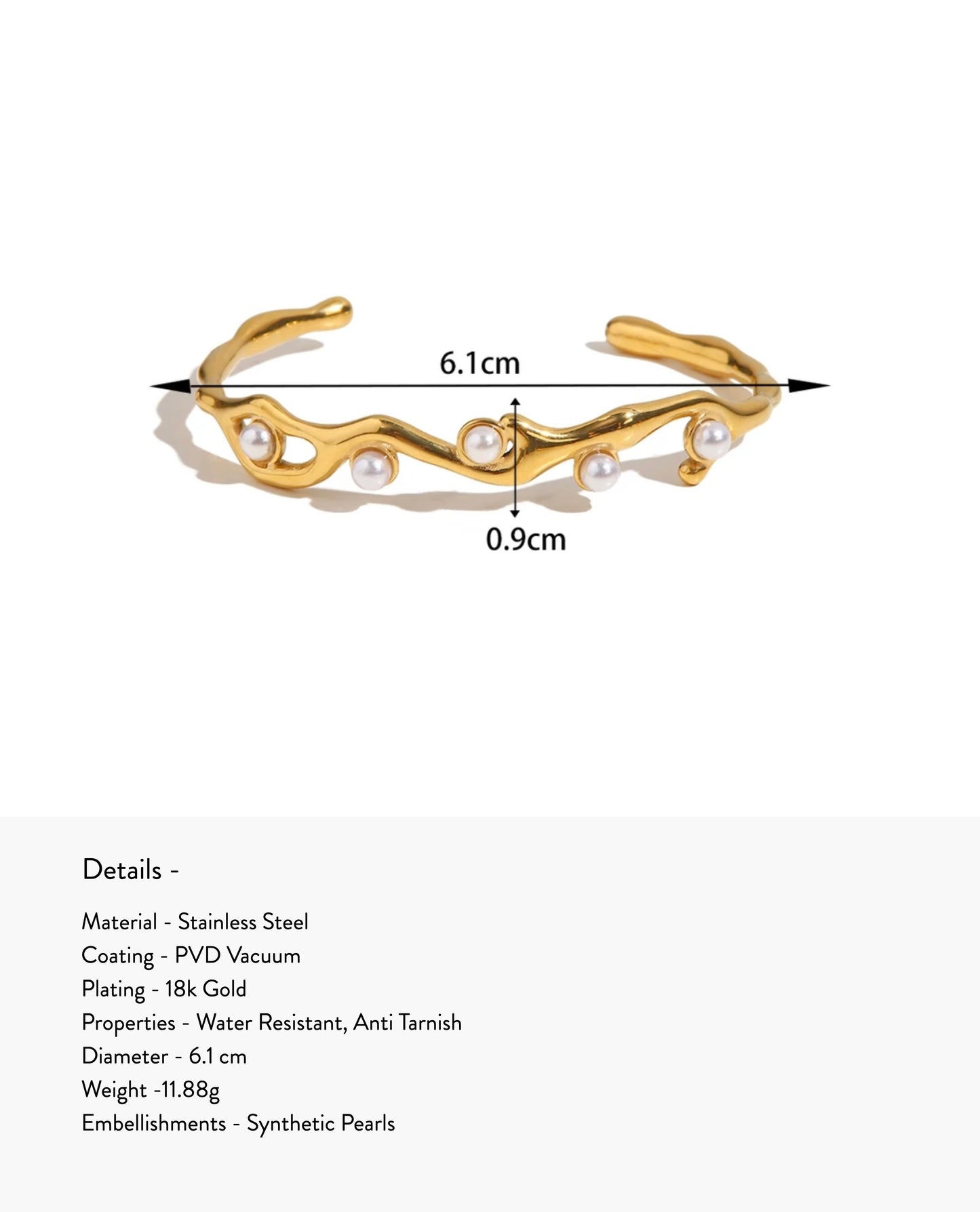 Isla - Pearl Cuff