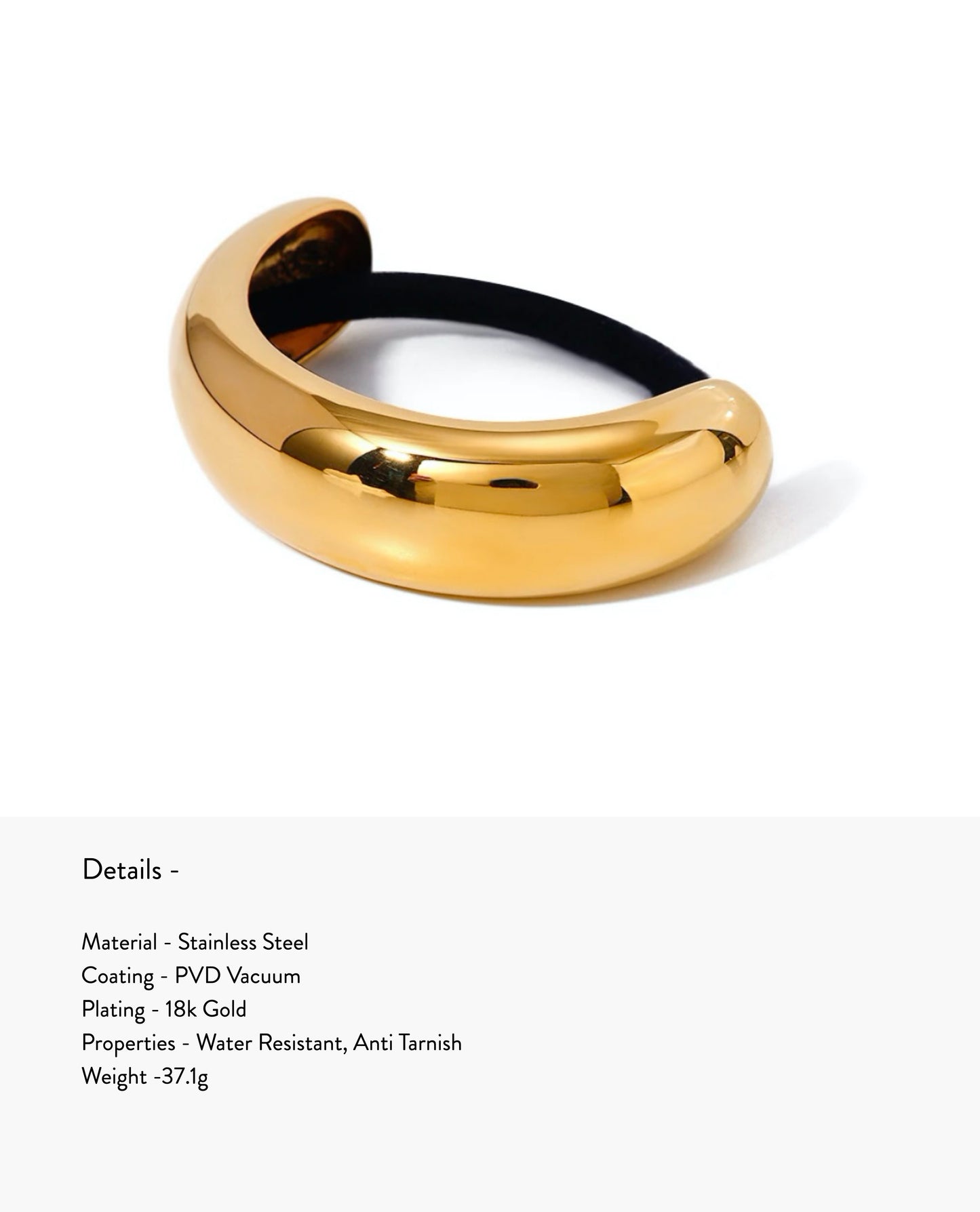 Isla - Dove Pony Cuff (Gold)