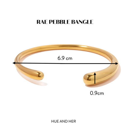 Rae Pebble Bangle | Adjustable