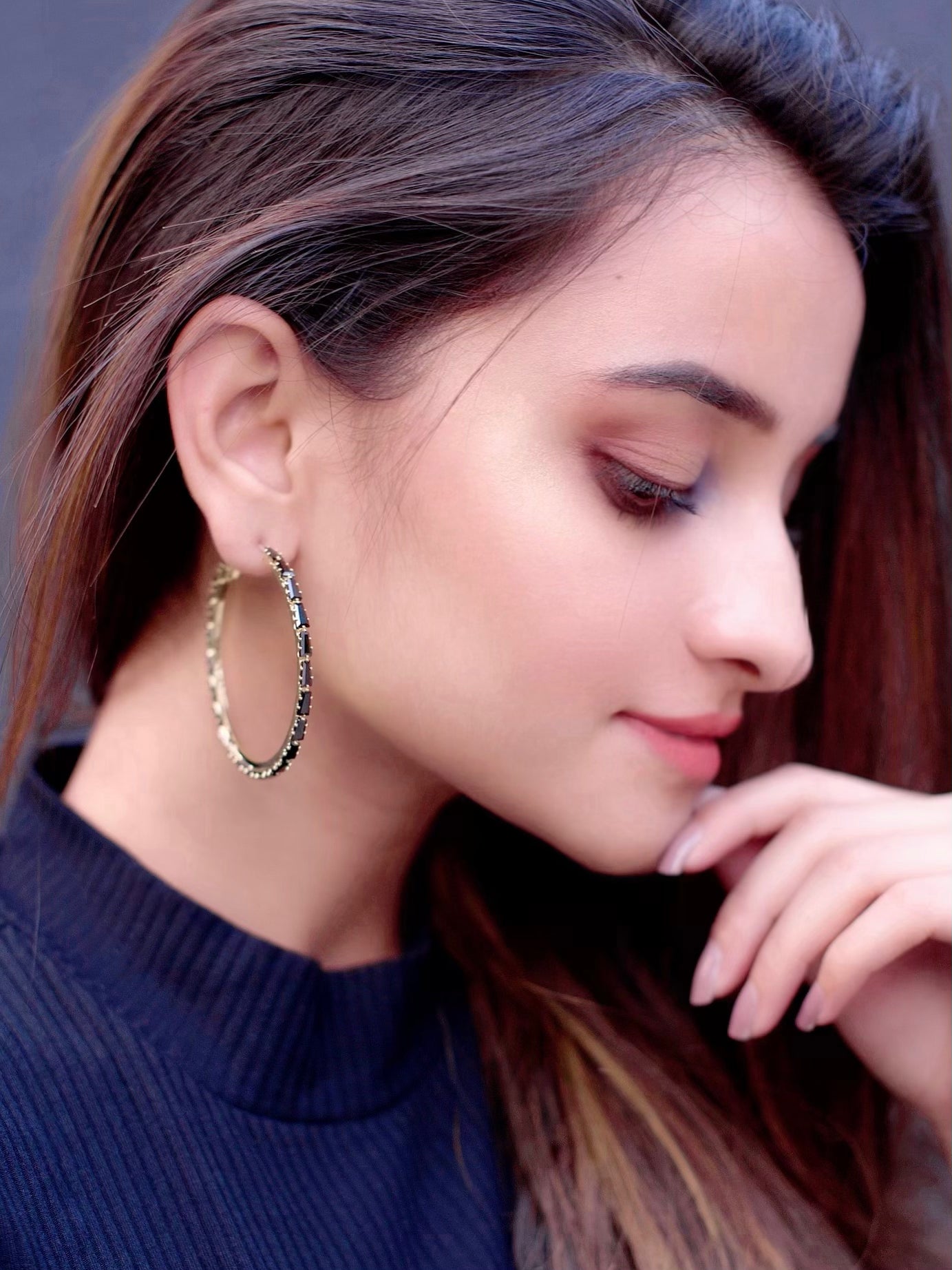 Adia Hoops (Thin)