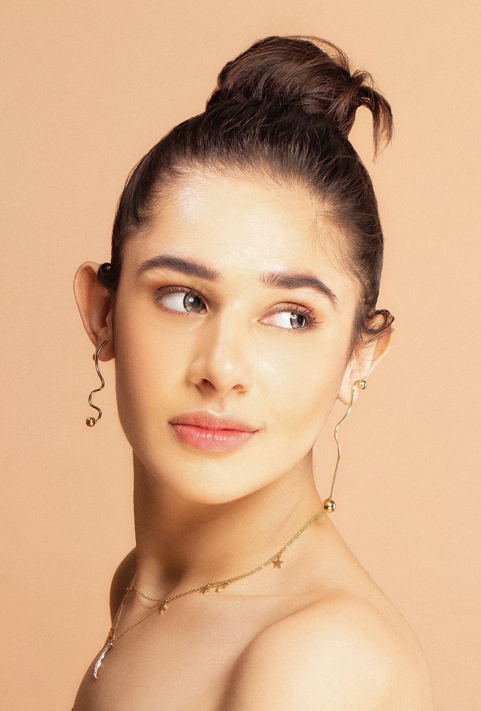 Long short best sale earrings