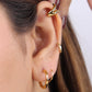 Zene Double Hoop Earrings