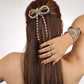 Crystal Bow Clip