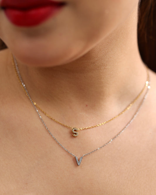 Dainty Initial Necklace