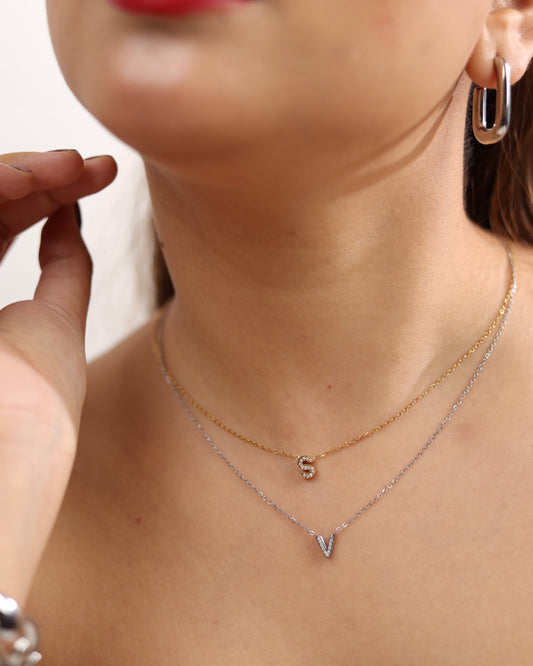 Dainty Initial Necklace