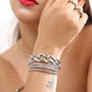 Thea Cuff -Silver ( Adjustable)