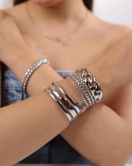 Nyx Cuff  -Silver