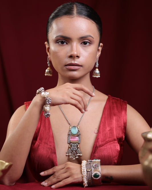 Eshra Necklace + Earrings