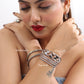 Cleo Cuff -Silver ( Adjustable)