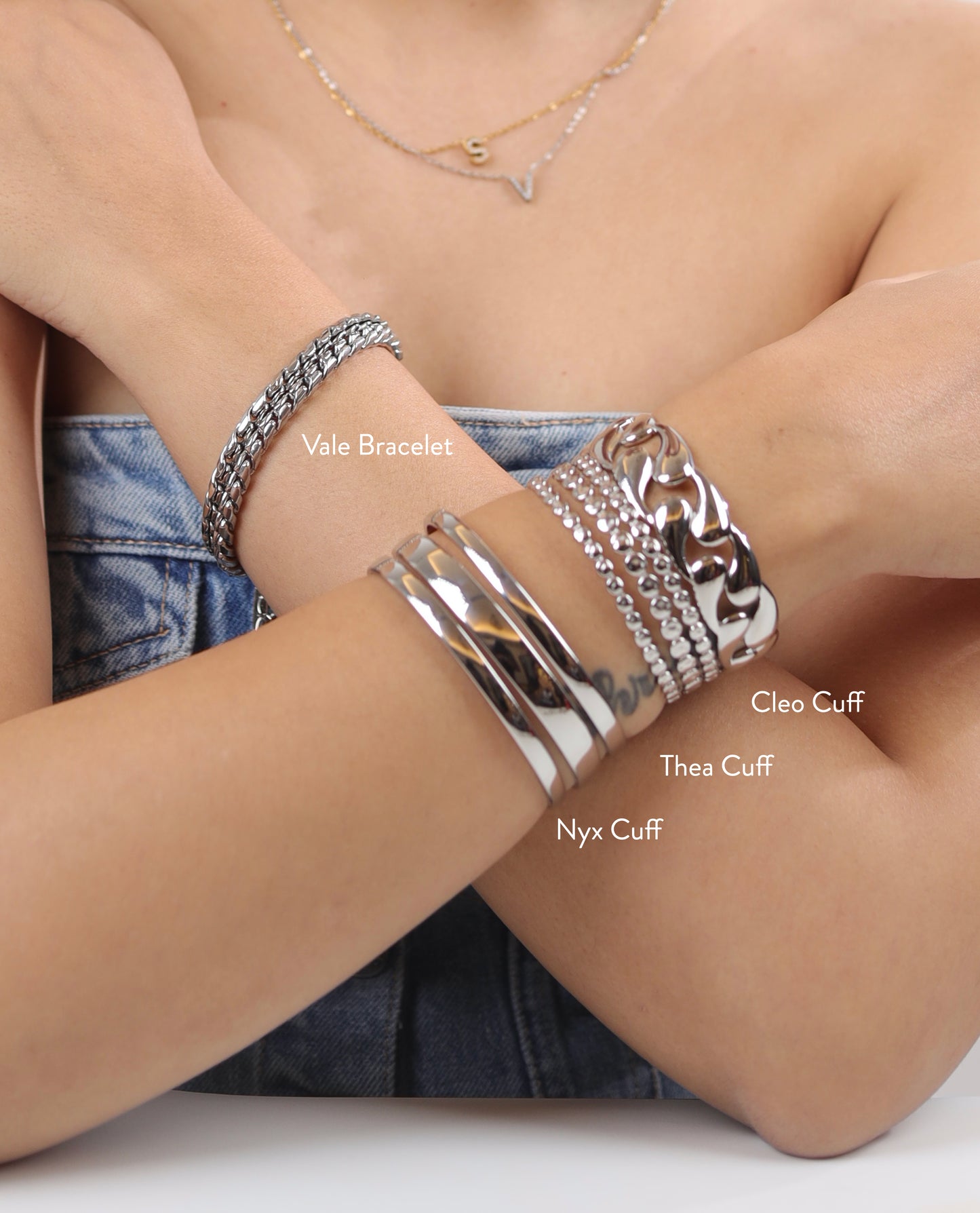 Nyx Cuff  -Silver
