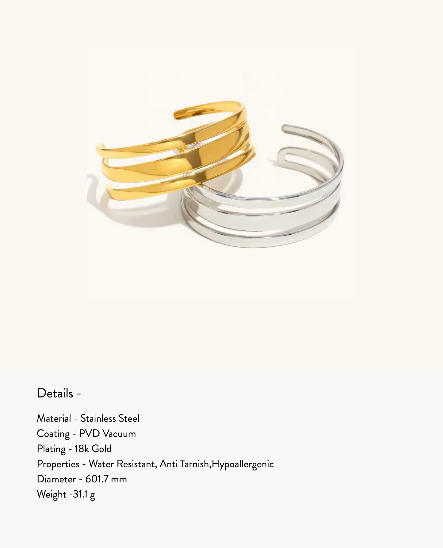 Nyx Cuff - Gold