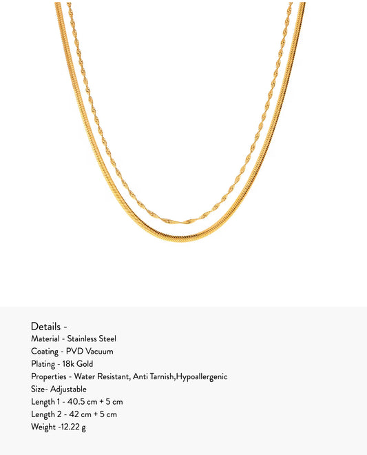 Nyx Double Layer Necklace