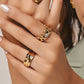 Fallon Studded Basket Ring