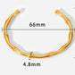 Rae Bamboo Bangle | Adjustable | Single