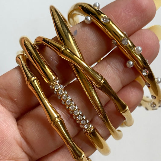 Rae Studded Pearl Cuff