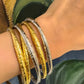 Rae Wave Bangle (Adjustable ) ( Single )