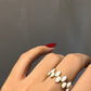 Rae Enamel Ring (Free Size)