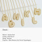 Studded Initial Necklace