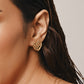 Fallon Heart Mesh Studs