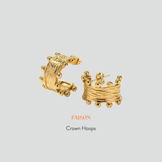 Fallon Crown Hoops
