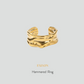 Fallon Hammered Ring ( Adjustable)