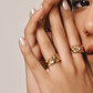 Fallon Hammered Ring ( Adjustable)