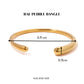 Rae Pebble Bangle | Adjustable